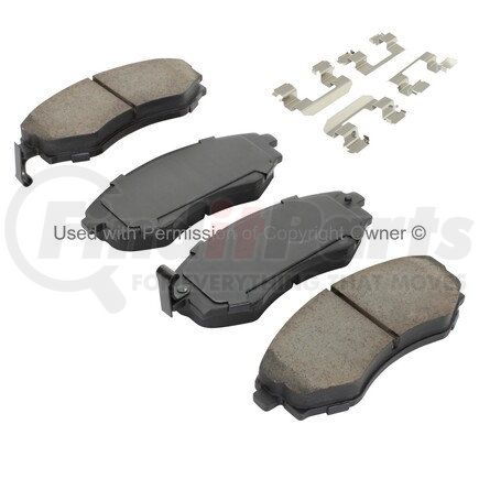 1002-0700BM by MPA ELECTRICAL - Quality-Built Work Force Heavy Duty Brake Pads w/ Hardware