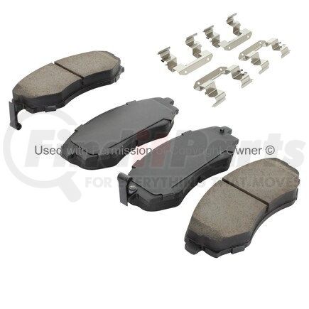 1002-0700M by MPA ELECTRICAL - Quality-Built Work Force Heavy Duty Brake Pads w/ Hardware