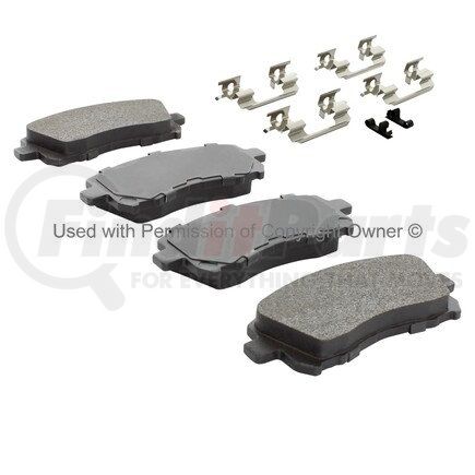 1002-0721M by MPA ELECTRICAL - Quality-Built Work Force Heavy Duty Brake Pads w/ Hardware