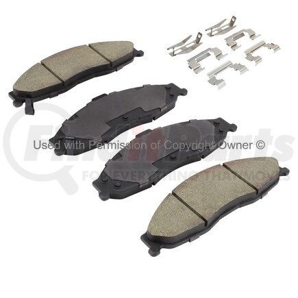 1002-0749M by MPA ELECTRICAL - Quality-Built Work Force Heavy Duty Brake Pads w/ Hardware