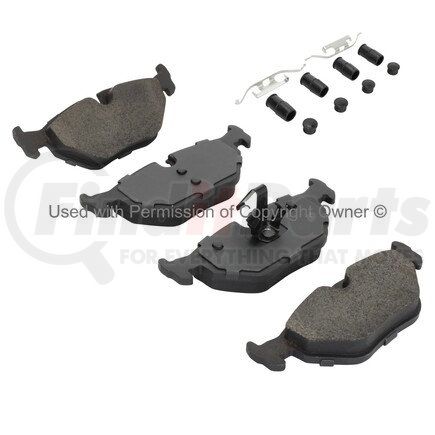 1002-0763M by MPA ELECTRICAL - Quality-Built Work Force Heavy Duty Brake Pads w/ Hardware