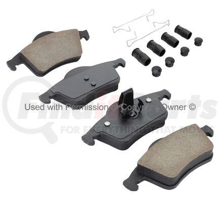 1002-0795M by MPA ELECTRICAL - Quality-Built Work Force Heavy Duty Brake Pads w/ Hardware