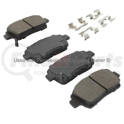 1002-0822M by MPA ELECTRICAL - Quality-Built Work Force Heavy Duty Brake Pads w/ Hardware