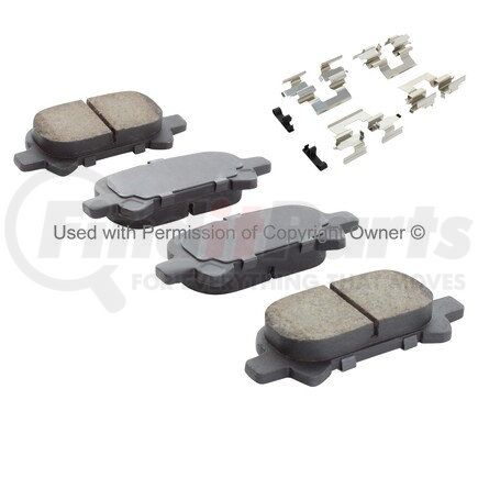 1002-0828M by MPA ELECTRICAL - Quality-Built Work Force Heavy Duty Brake Pads w/ Hardware