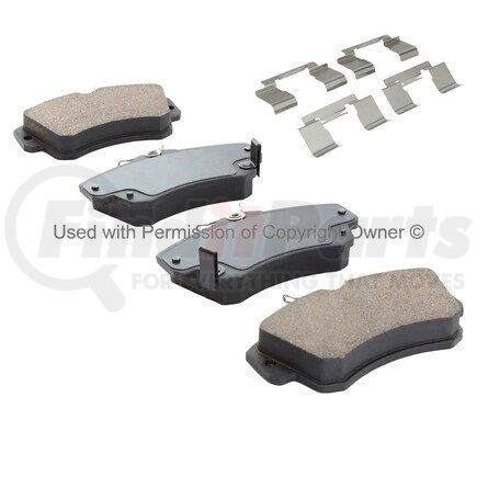 1002-0841AM by MPA ELECTRICAL - Quality-Built Work Force Heavy Duty Brake Pads w/ Hardware