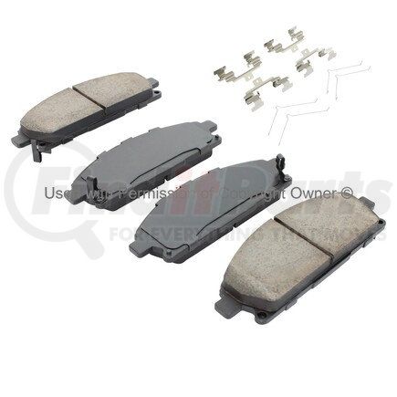 1002-0855M by MPA ELECTRICAL - Quality-Built Work Force Heavy Duty Brake Pads w/ Hardware