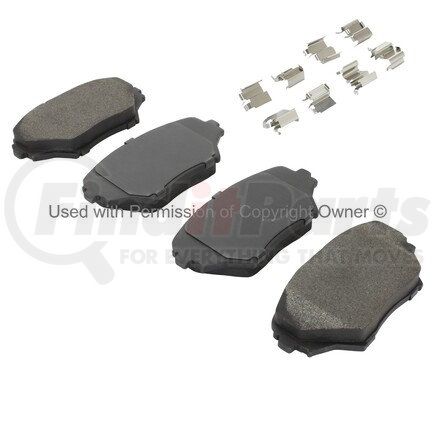 1002-0862M by MPA ELECTRICAL - Quality-Built Work Force Heavy Duty Brake Pads w/ Hardware