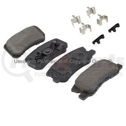 1002-0868M by MPA ELECTRICAL - Quality-Built Work Force Heavy Duty Brake Pads w/ Hardware