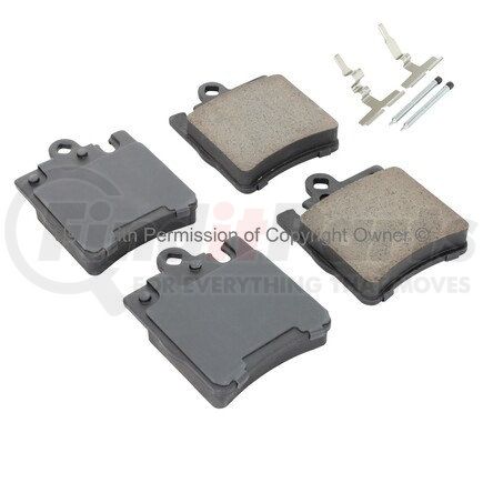 1002-0876M by MPA ELECTRICAL - Quality-Built Work Force Heavy Duty Brake Pads w/ Hardware