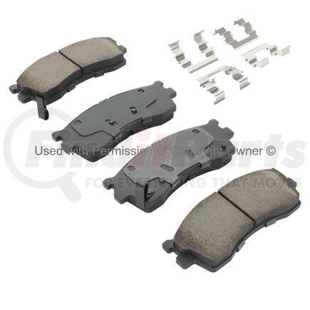 1002-0889M by MPA ELECTRICAL - Quality-Built Work Force Heavy Duty Brake Pads w/ Hardware