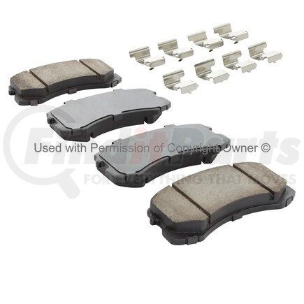 1002-0904M by MPA ELECTRICAL - Quality-Built Work Force Heavy Duty Brake Pads w/ Hardware