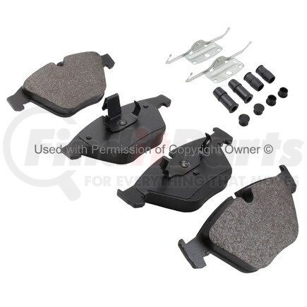 1002-0918M by MPA ELECTRICAL - Quality-Built Work Force Heavy Duty Brake Pads w/ Hardware