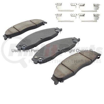 1002-0921M by MPA ELECTRICAL - Quality-Built Work Force Heavy Duty Brake Pads w/ Hardware