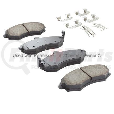 1002-0941M by MPA ELECTRICAL - Quality-Built Work Force Heavy Duty Brake Pads w/ Hardware