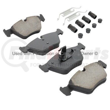 1002-0946M by MPA ELECTRICAL - Quality-Built Work Force Heavy Duty Brake Pads w/ Hardware