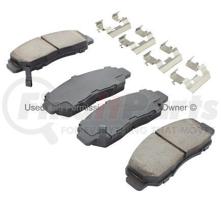 1002-0959M by MPA ELECTRICAL - Quality-Built Work Force Heavy Duty Brake Pads w/ Hardware