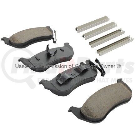 1002-0981AM by MPA ELECTRICAL - Quality-Built Work Force Heavy Duty Brake Pads w/ Hardware