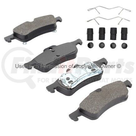 1002-1060M by MPA ELECTRICAL - Quality-Built Work Force Heavy Duty Brake Pads w/ Hardware