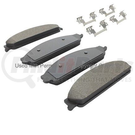 1002-1070M by MPA ELECTRICAL - Quality-Built Work Force Heavy Duty Brake Pads w/ Hardware