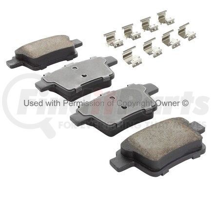 1002-1071M by MPA ELECTRICAL - Quality-Built Work Force Heavy Duty Brake Pads w/ Hardware