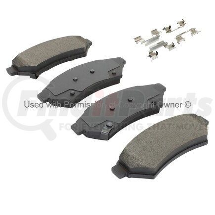 1002-1075M by MPA ELECTRICAL - Quality-Built Work Force Heavy Duty Brake Pads w/ Hardware