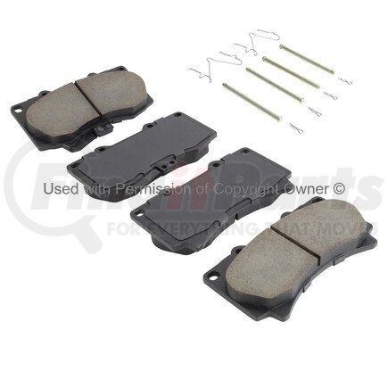 1002-1119M by MPA ELECTRICAL - Quality-Built Work Force Heavy Duty Brake Pads w/ Hardware