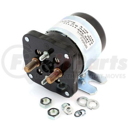 586-906 by WHITE RODGERS - D/C Power Contactor - Continuous, 4 Terminals, 36V, Standard Bracket