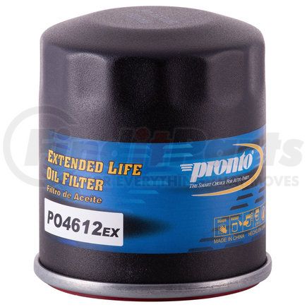 PO4612EX by PREMIUM GUARD - Engine Oil Filter - Extended Life, Spin-On, Enhanced Cellulose, M20 x 1.5, 300 PSI