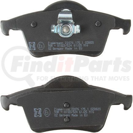 23076 175 1 by ZIMMERMANN - Disc Brake Pad for VOLVO