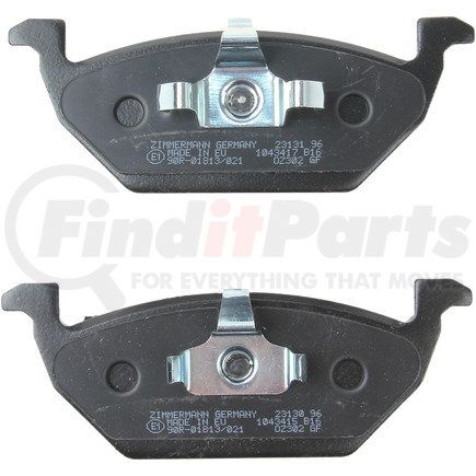 23130 195 1 by ZIMMERMANN - Disc Brake Pad for VOLKSWAGEN WATER