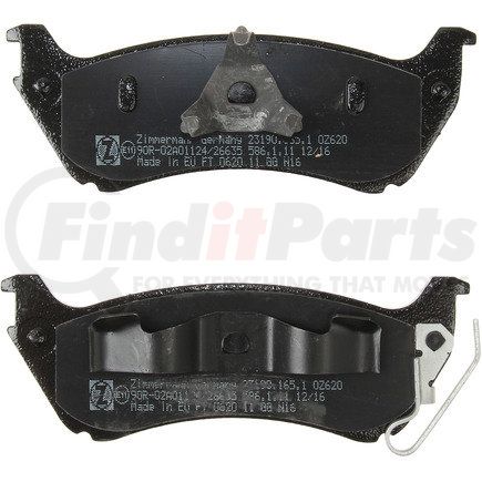 231901651 by ZIMMERMANN - Disc Brake Pad