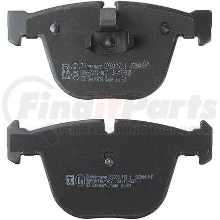 23309 170 1 by ZIMMERMANN - Disc Brake Pad for BMW