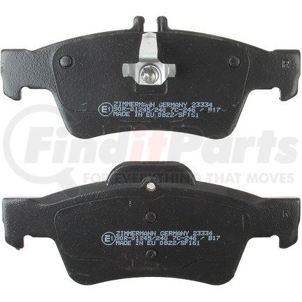 23334 165 1 by ZIMMERMANN - Disc Brake Pad for MERCEDES BENZ