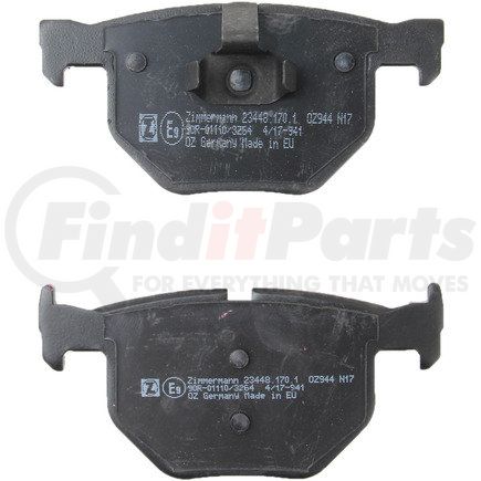 23448 170 1 by ZIMMERMANN - Disc Brake Pad for BMW