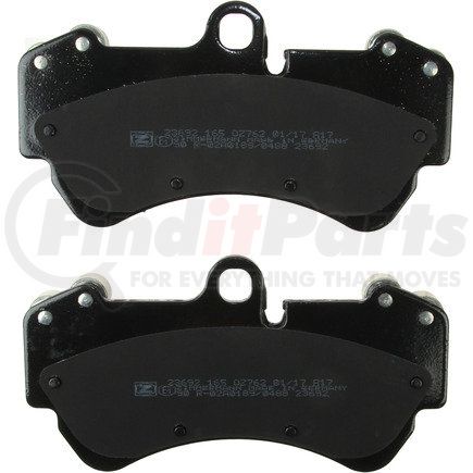 23692 165 9 by ZIMMERMANN - Disc Brake Pad for PORSCHE