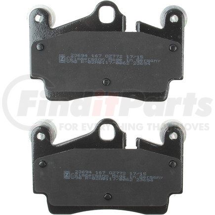 23694 165 9 by ZIMMERMANN - Disc Brake Pad for PORSCHE