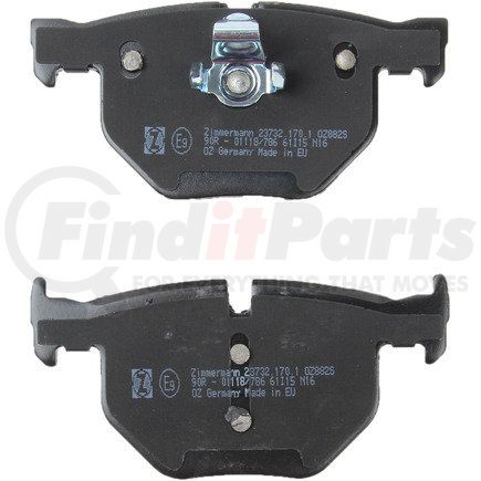 23732 170 1 by ZIMMERMANN - Disc Brake Pad for BMW