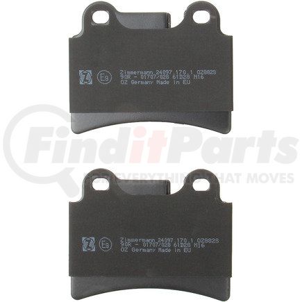 24097 170 1 by ZIMMERMANN - Disc Brake Pad for VOLKSWAGEN WATER