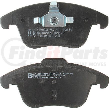 24123 200 1 by ZIMMERMANN - Disc Brake Pad for VOLVO