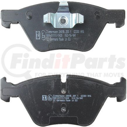 24096 200 1 by ZIMMERMANN - Disc Brake Pad for BMW