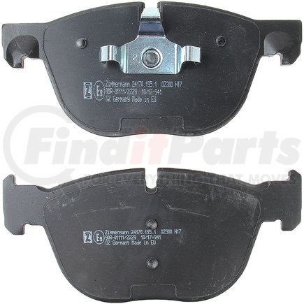 24170 195 1 by ZIMMERMANN - Disc Brake Pad for BMW