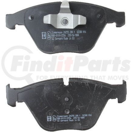 24255 200 1 by ZIMMERMANN - Disc Brake Pad for BMW