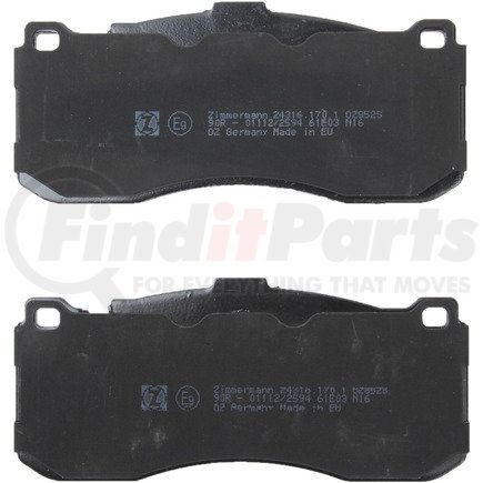 24316 170 1 by ZIMMERMANN - Disc Brake Pad for BMW