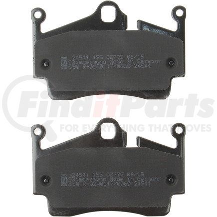 24541 155 9 by ZIMMERMANN - Disc Brake Pad for PORSCHE