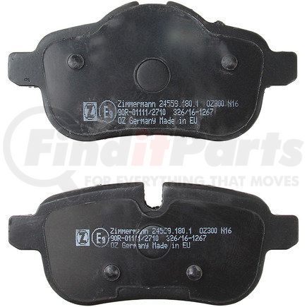 24559 180 1 by ZIMMERMANN - Disc Brake Pad for BMW