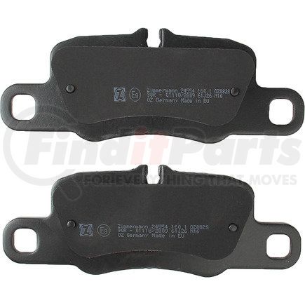 24554 160 1 by ZIMMERMANN - Disc Brake Pad for PORSCHE