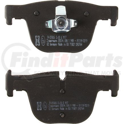 25514 180 1 by ZIMMERMANN - Disc Brake Pad for BMW