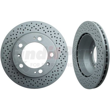 460 1527 20 by ZIMMERMANN - Disc Brake Rotor for PORSCHE