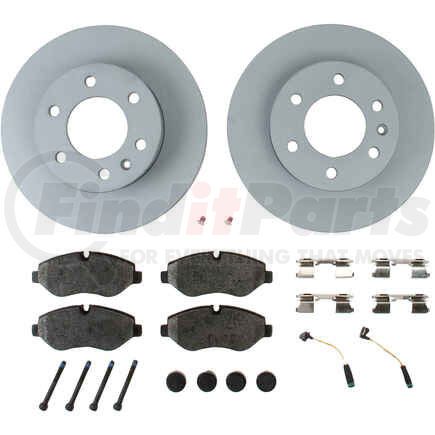 640 4310 00 by ZIMMERMANN - Disc Brake Pad and Rotor Kit for MERCEDES BENZ