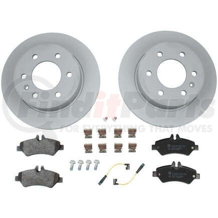 640 4312 00 by ZIMMERMANN - Disc Brake Pad and Rotor Kit for MERCEDES BENZ